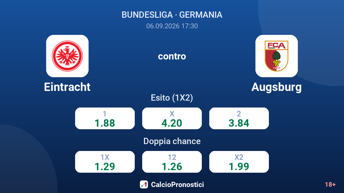 Eintracht - Augsburg — quote