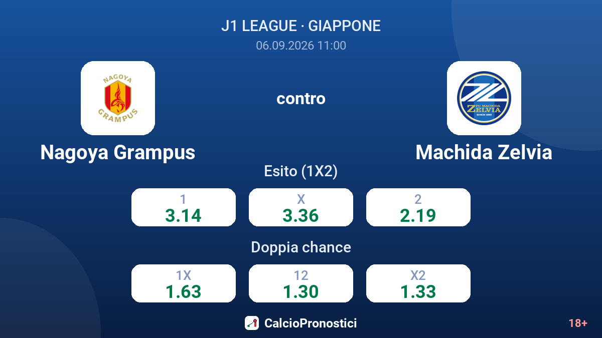 Nagoya Grampus - Machida Zelvia — quote