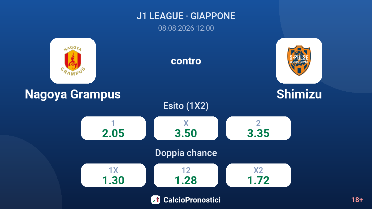 Nagoya Grampus - Shimizu — quote
