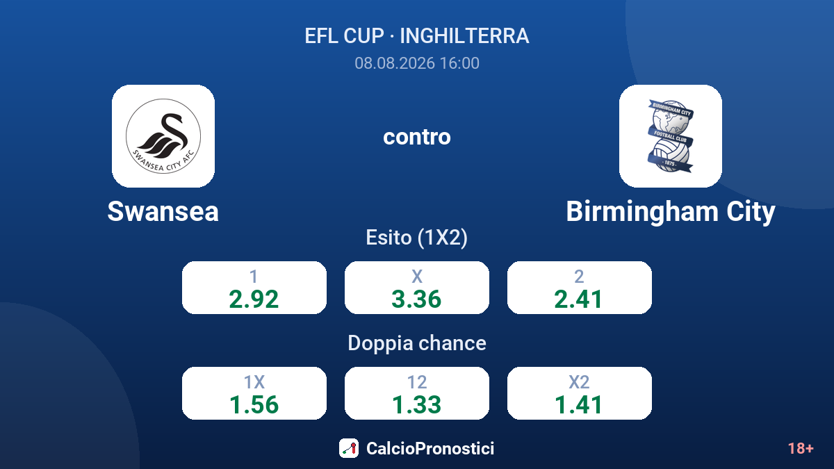 Swansea - Birmingham City — quote