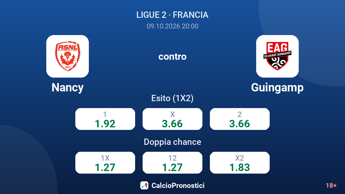 Nancy - Guingamp — quote
