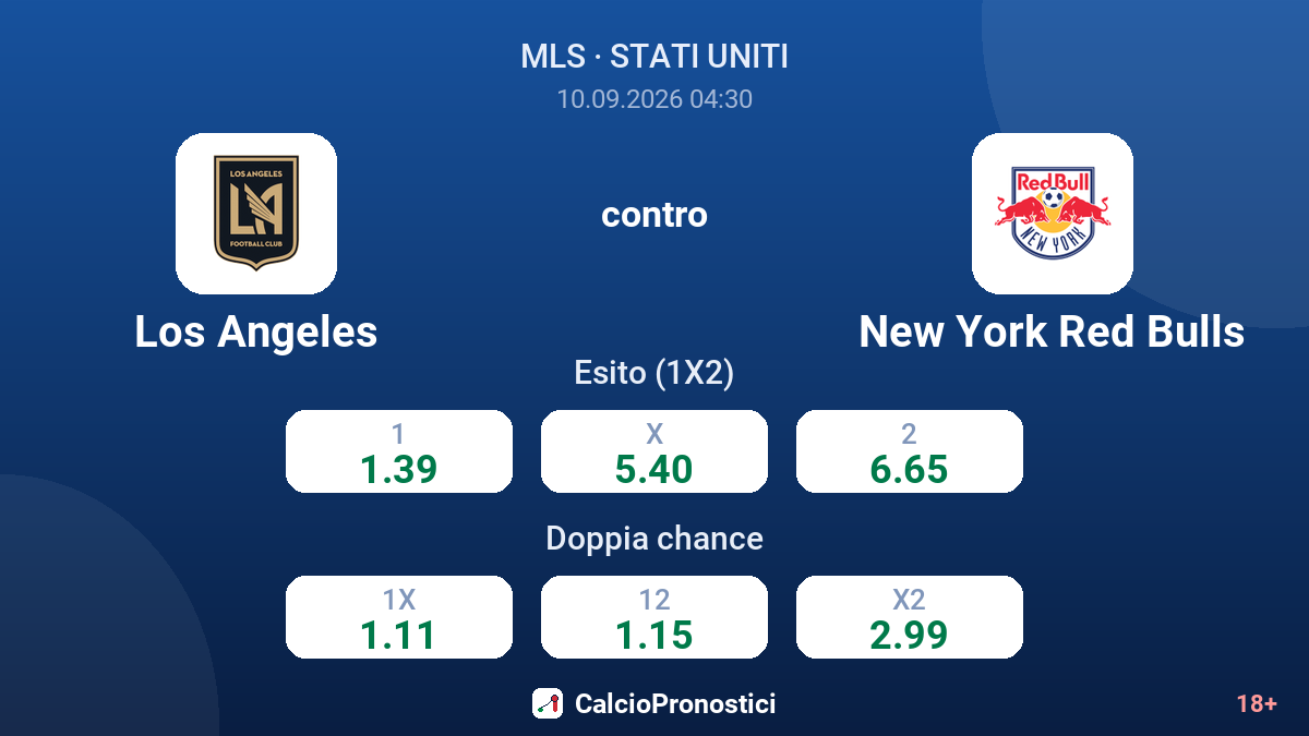Los Angeles - New York Red Bulls — quote