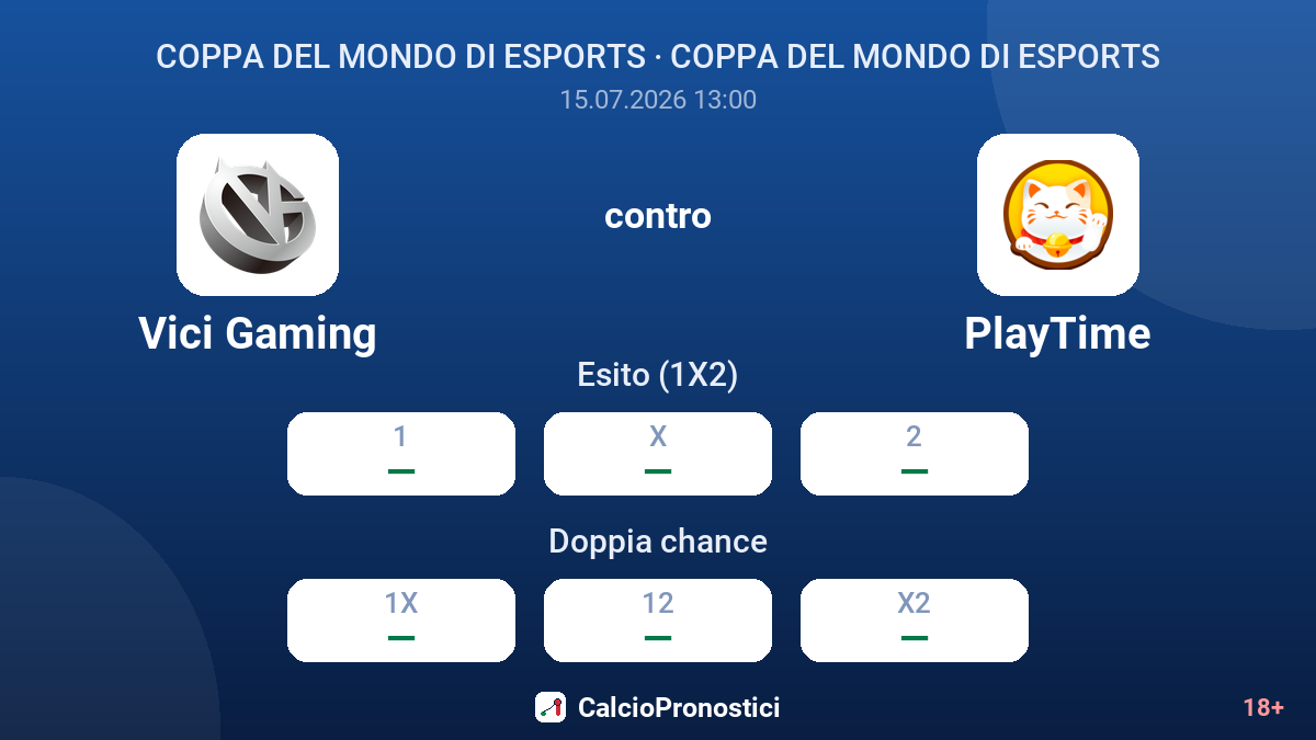 Vici Gaming contro PlayTime — quote