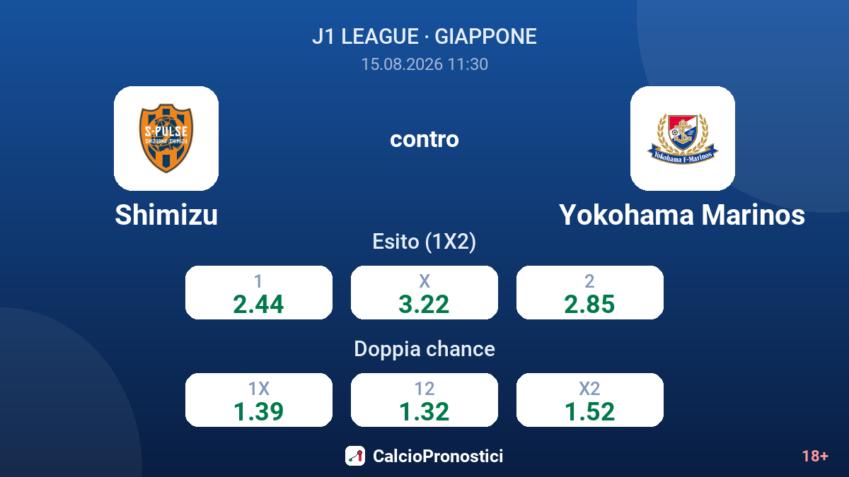 Shimizu - Yokohama Marinos — quote