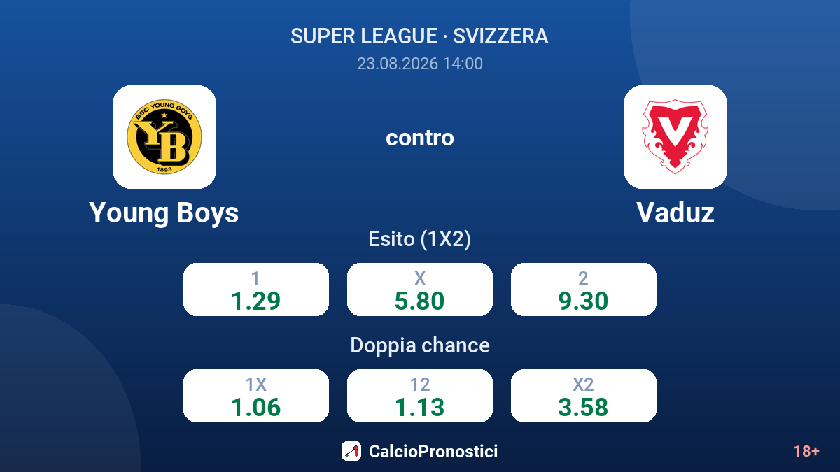 Young Boys - Vaduz — quote