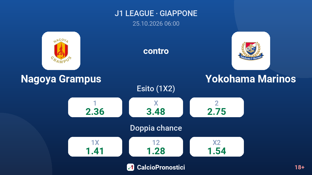 Nagoya Grampus - Yokohama Marinos — quote