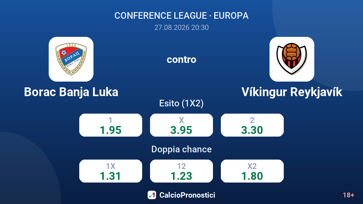 Borac Banja Luka - Víkingur Reykjavík — quote