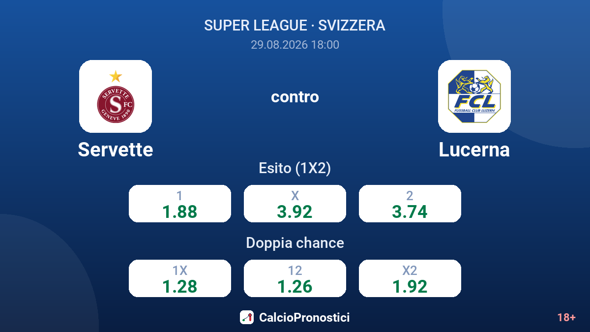 Servette - Lucerna — quote